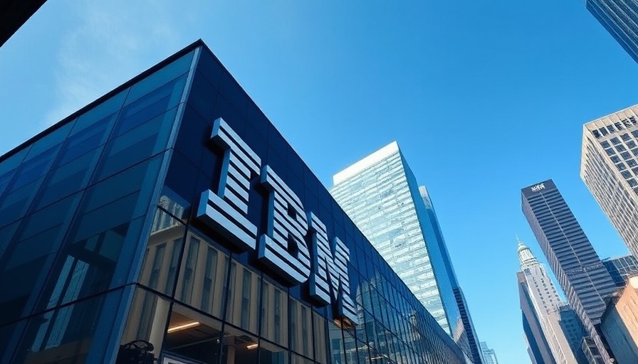 IBM HashiCorp Acquisition concept with a corporate building facade.