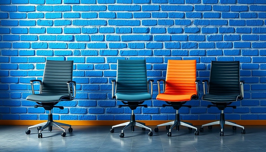 Best Office Chairs of 2025, variety displayed against blue brick wall.