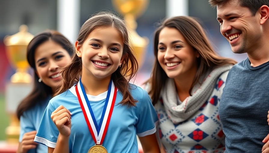 Tiger Woods daughter celebrates soccer state title with family.