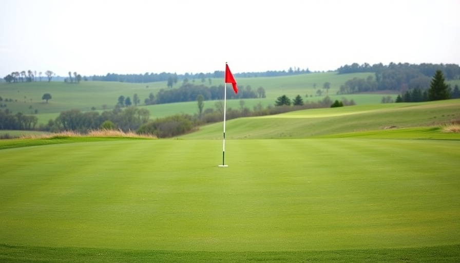 Princeton Valley Golf Course landscape during the season opener.