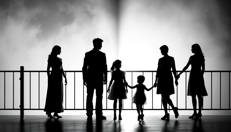 Symbolic image of divided family illustrating effects of sexism.