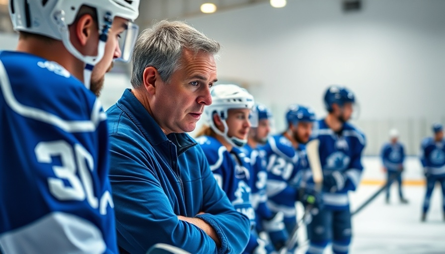 UMaine hockey coach strategizes with players during Vermont sweep.