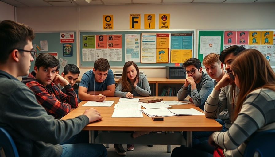 Frustrated students in classroom represent why students hate group work.