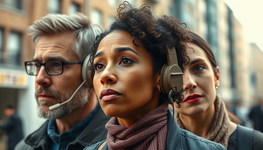 Three adults in a photomontage, thoughtful expressions.