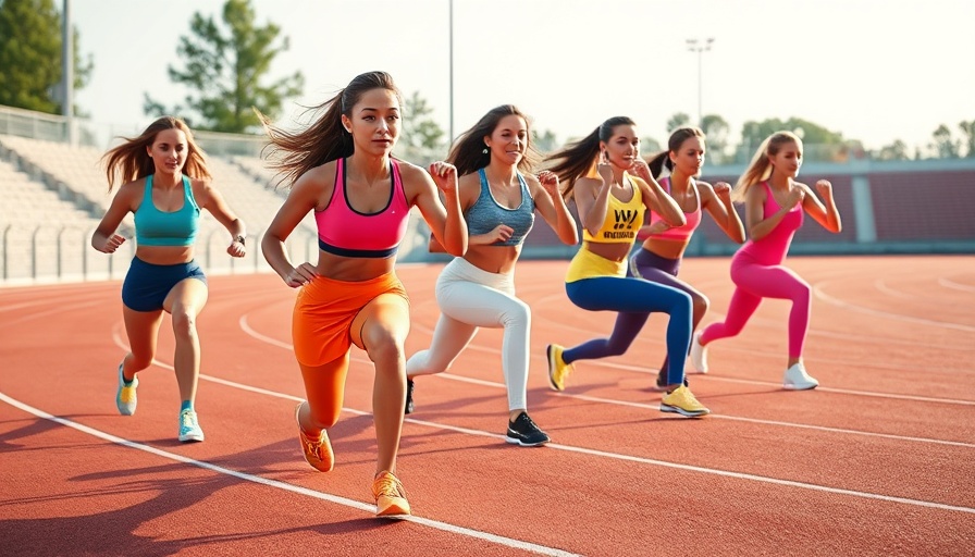 Fun ways to make exercise less boring, women doing lunges on track.