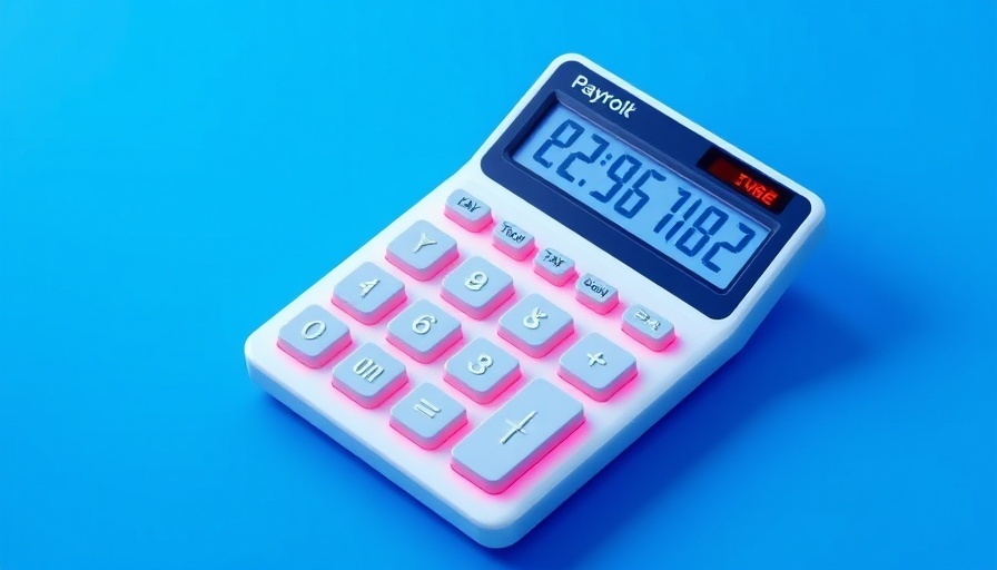 Futuristic calculator illustrating remote work challenges 2025.