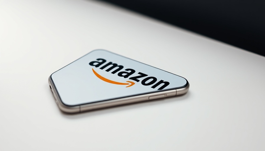 Amazon logo on smartphone, related to managing workplace conflict.