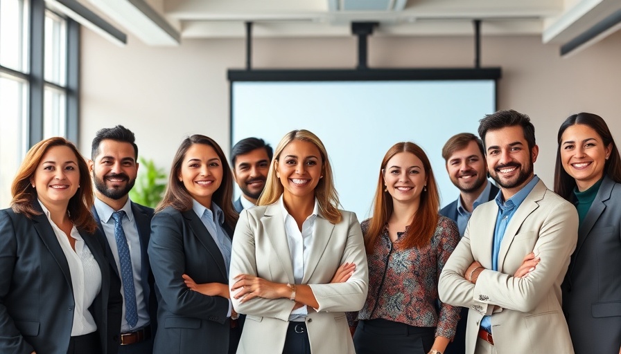 Future of Work and AI Innovation event with diverse professionals.