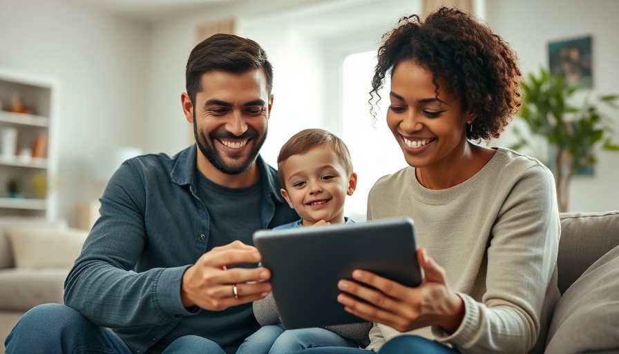 Happy family exploring best educational apps for child development.