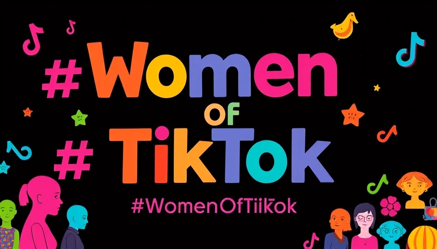 TikTok Activations for International Women’s Day with #WomenOfTikTok graphic.