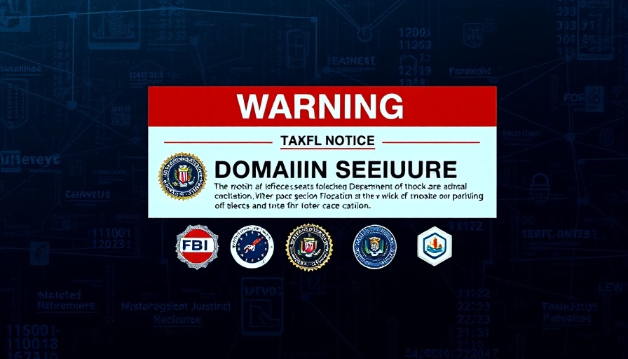 Seized domain notice for Garantex with agency logos on digital background.