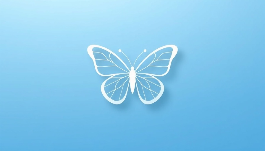 Bluesky logo on blue background.