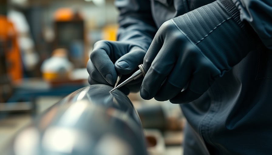 Workers inspecting metal pipe, reflecting new Trump tariffs economic impact.