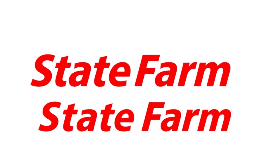 State Farm logo amid California homeowners insurance rate discussion.