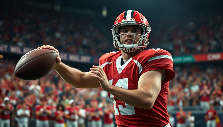 Georgia football quarterback in action demonstrating leadership