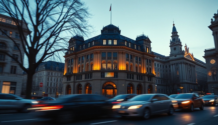 Historical building with evening traffic, Europe's Shift from Russian Gas