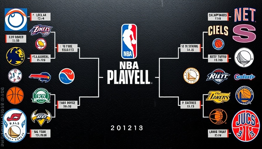 2025 NBA playoffs bracket update with team logos and matchups.