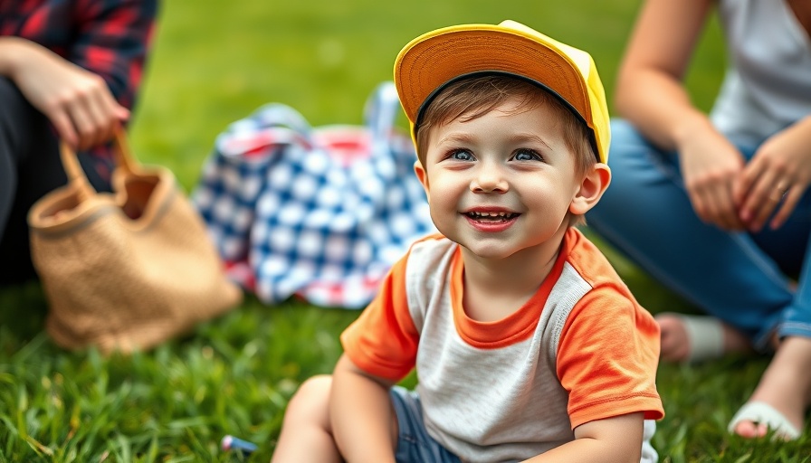 Child with a bright cap enjoying NASCAR Cup Series FireKeepers Casino 400.