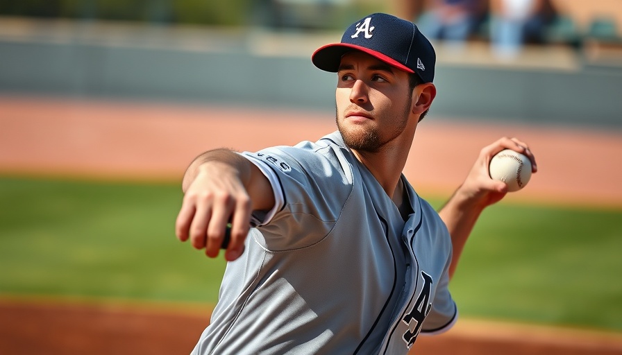2025 MLB Draft prospects, baseball player pitching with focus.