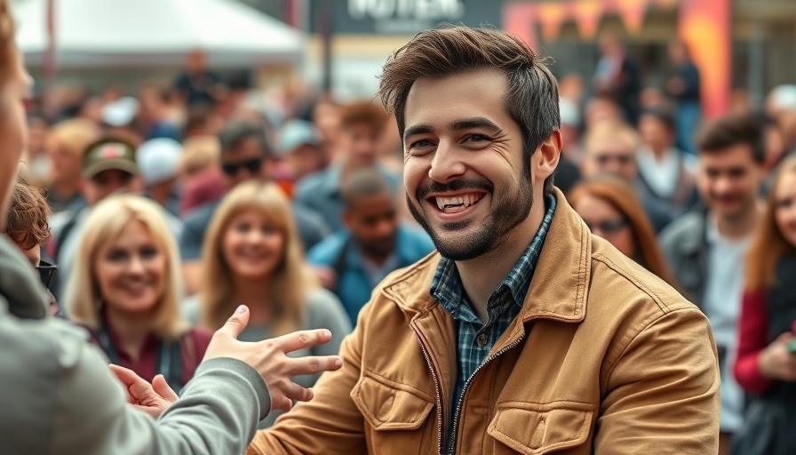 Engaging with fans at outdoor event highlights the importance of franchise running backs.