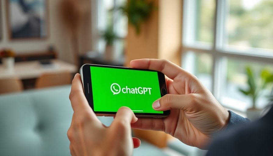Smartphone showcasing ChatGPT app for workplace productivity.