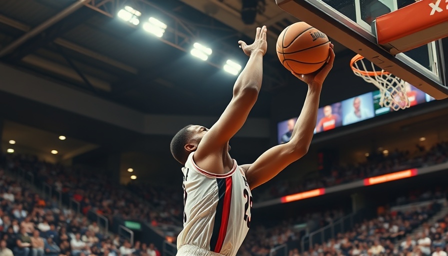 NBA Summer League basketball action, player reaching for ball in intense game.