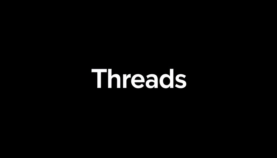 Threads Appoints Dedicated Chief with logo on black background.