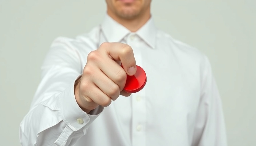 Agnes Zorg compliance issues depicted by a person pressing a red panic button.