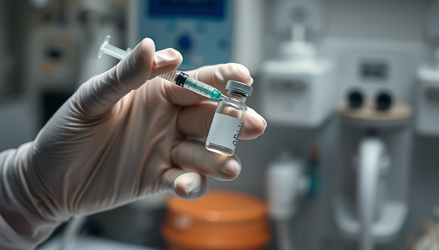RSV Immunization Willingness shown by gloved hands preparing a syringe.