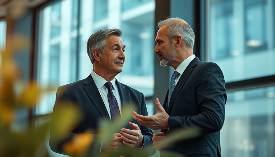 Middle-aged man discussing business strategies, trust in remote management.