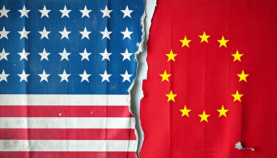 American and European flags symbolizing data sovereignty conflict