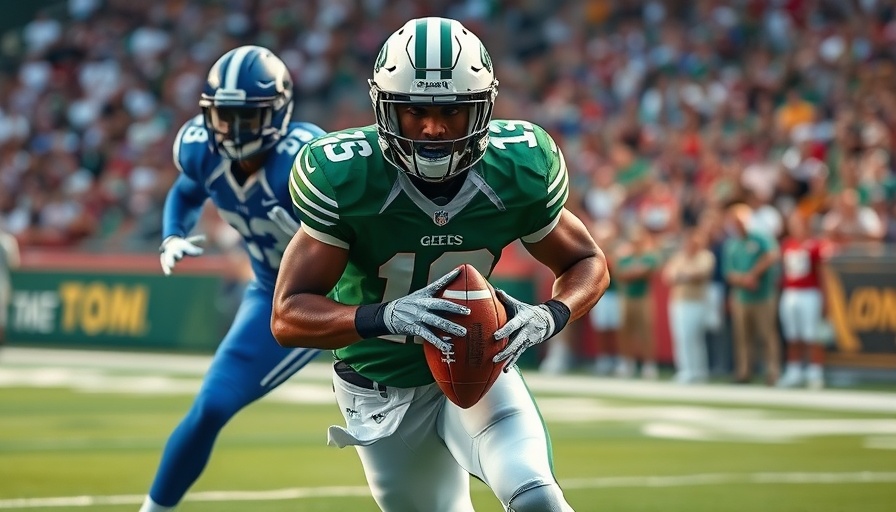 Fantasy Football Busts 2025: Intense football action on the field.