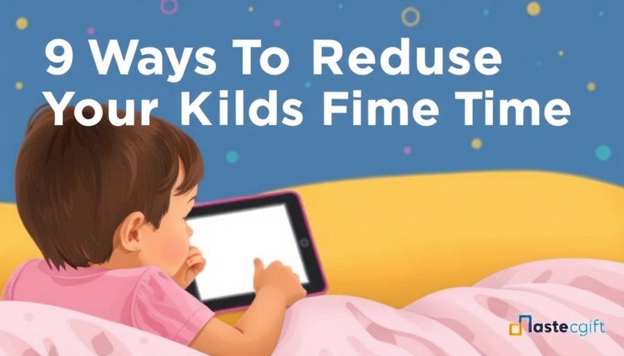 9 Ways To Reduce Your Kids Screen Time