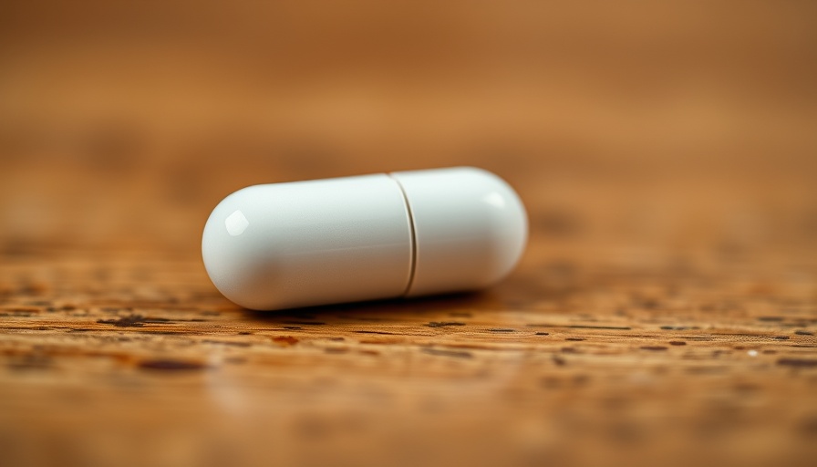 Close-up of pill symbolizing benefits of lithium in Alzheimer's treatment.