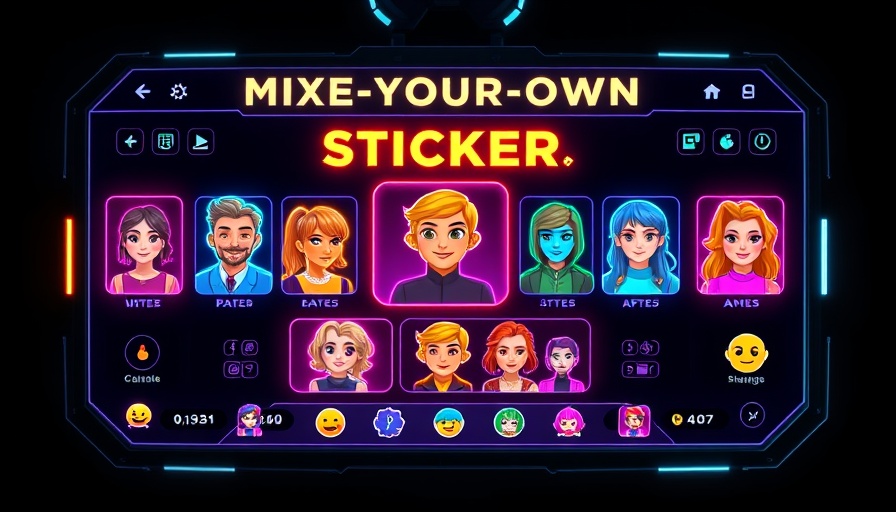 TikTok AI Avatar Stickers generation interface.