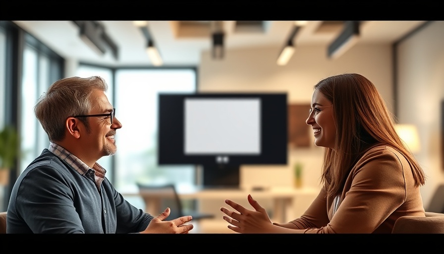 Work-life balance discussion in a virtual meeting setting.