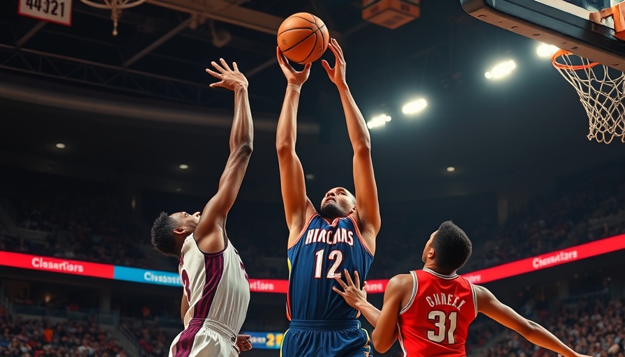 NBA picker wheel: Players reaching for basketball during intense game.