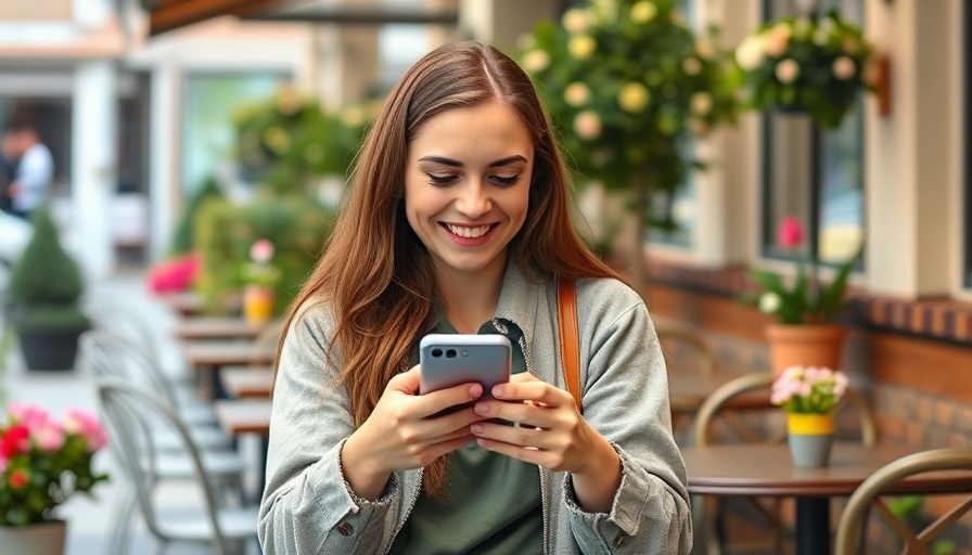 Young woman practicing 2-minute daily habits for productivity at a cafe.