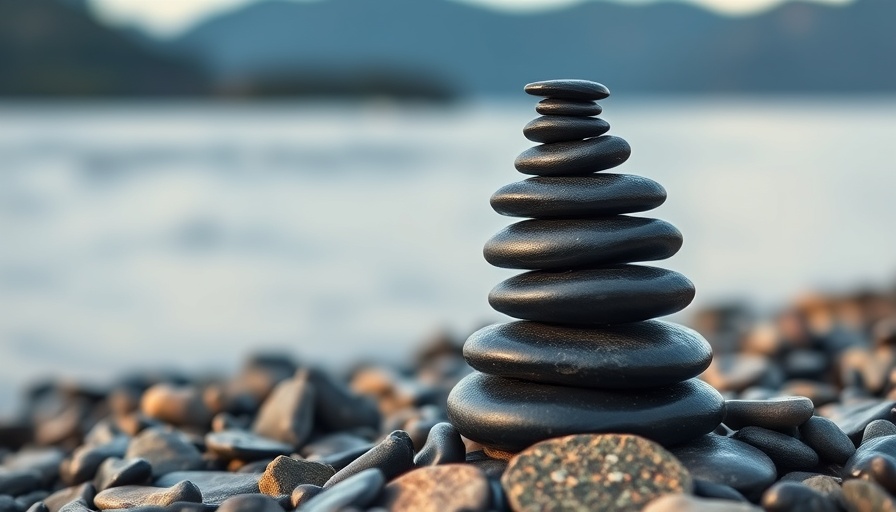 Balanced black stones symbolizing choosing the right weights for fitness goals.