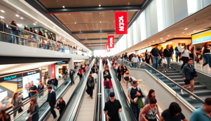 Busy shopping mall representing innovation in the Dutch economy
