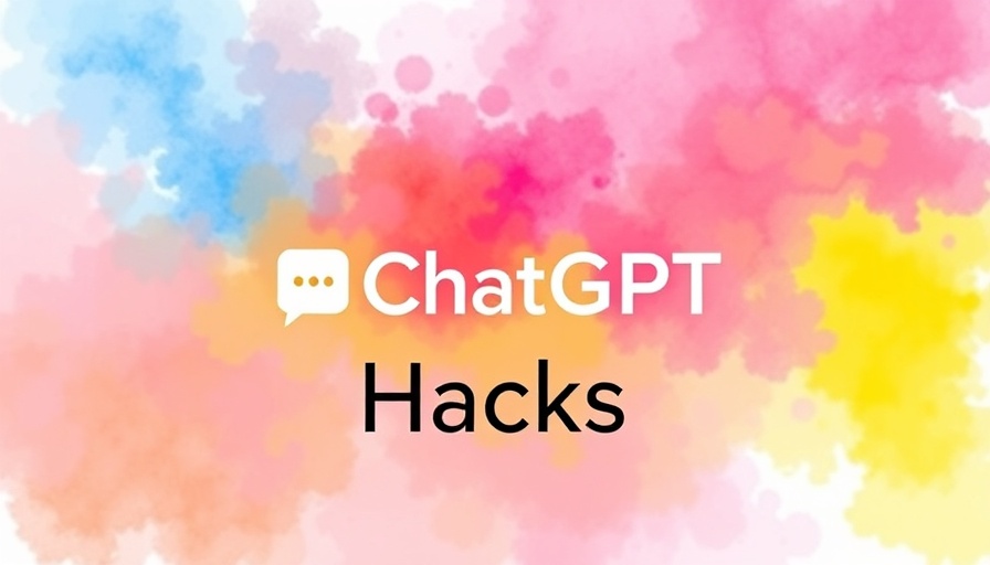 Colorful ChatGPT logo with '7 ChatGPT Hacks' text overlay.