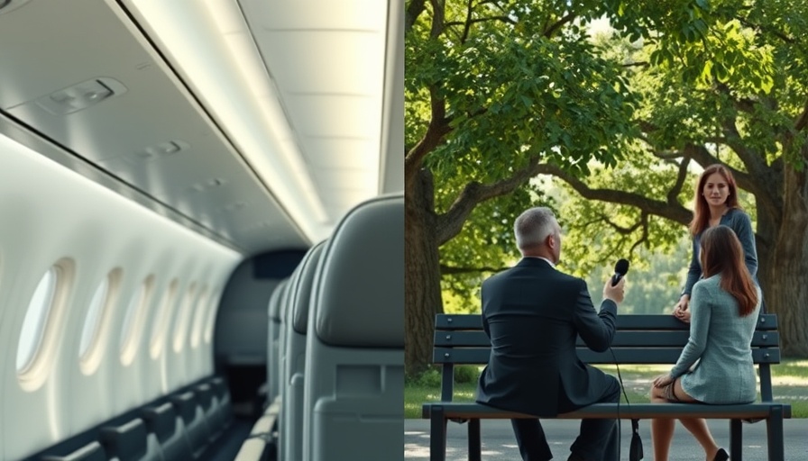 Virgin Australia pet policy split image: plane seats and outdoor interview.