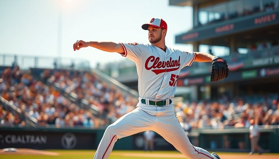 Guardians pitcher in action amid gambling probe news.