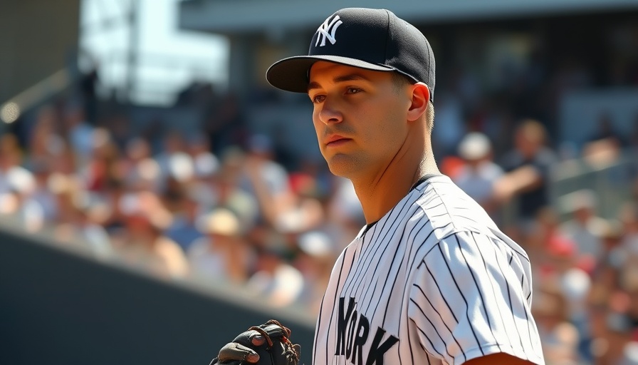 MLB debut pitcher in New York uniform throwing a pitch
