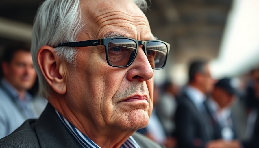 Older man in sunglasses at a race event, NASCAR Stage Racing Opinions
