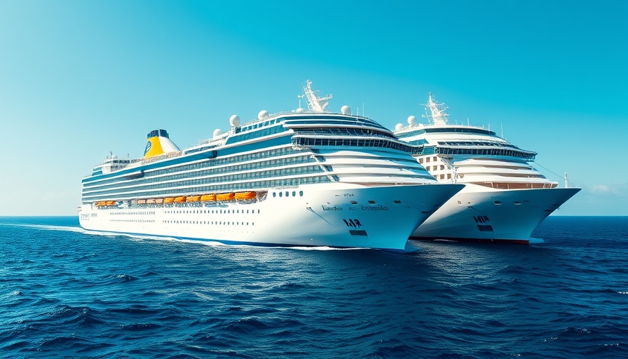 Impact of mega cruise ships sailing in open ocean.