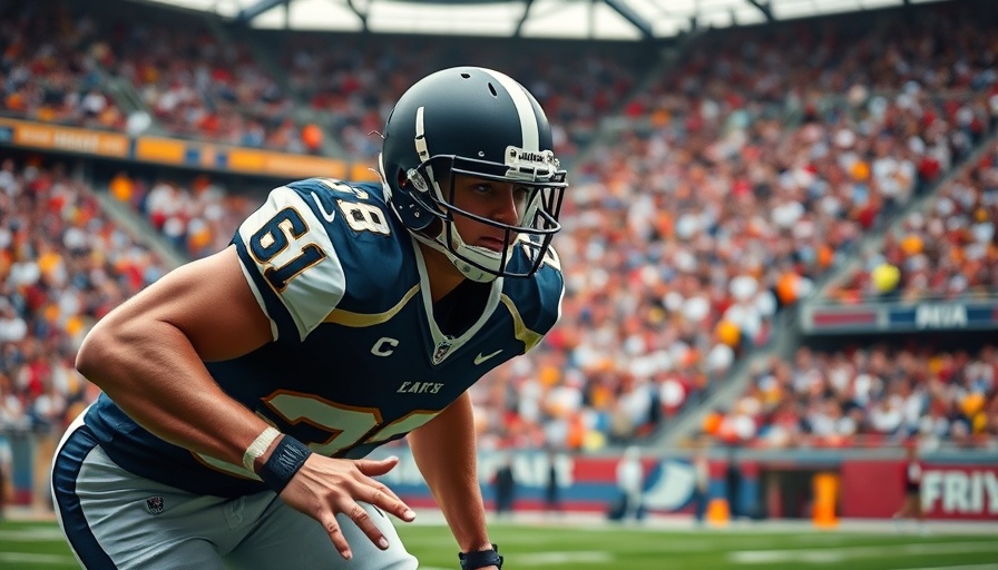 NFL player preparation for play during Monday Night Football