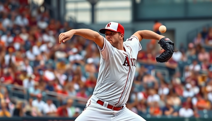 Tarik Skubal mid-pitch in baseball game, stadium background.