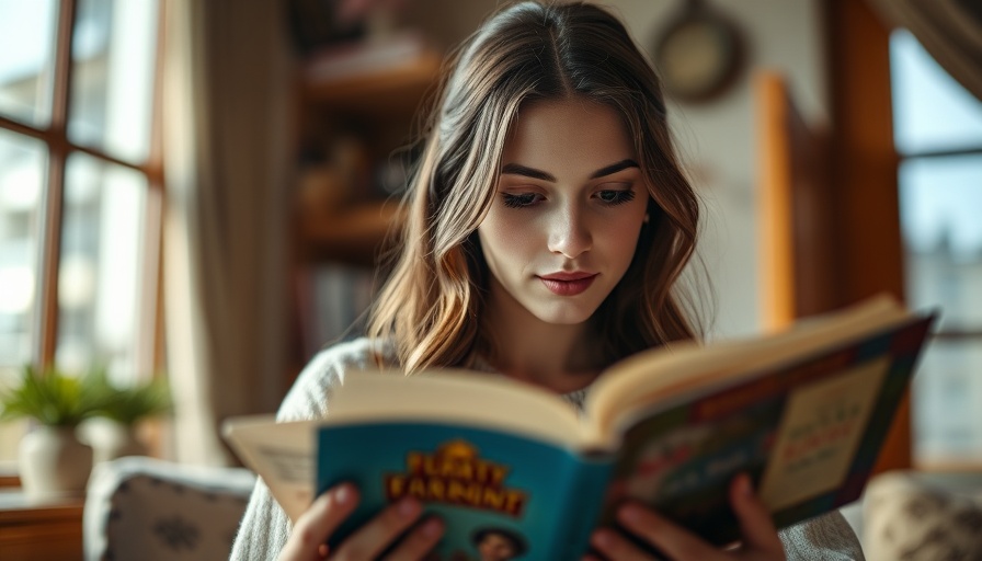 Young woman reading to recharge your social battery in cozy space.