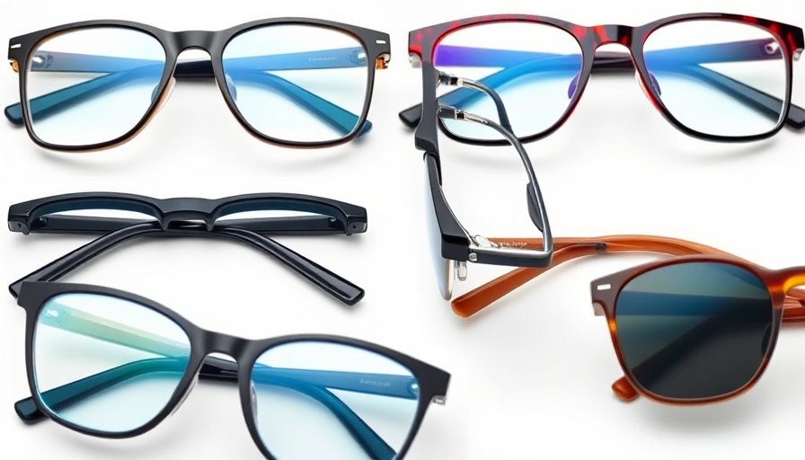 Meta AI Glasses preview showing diverse stylish frames.